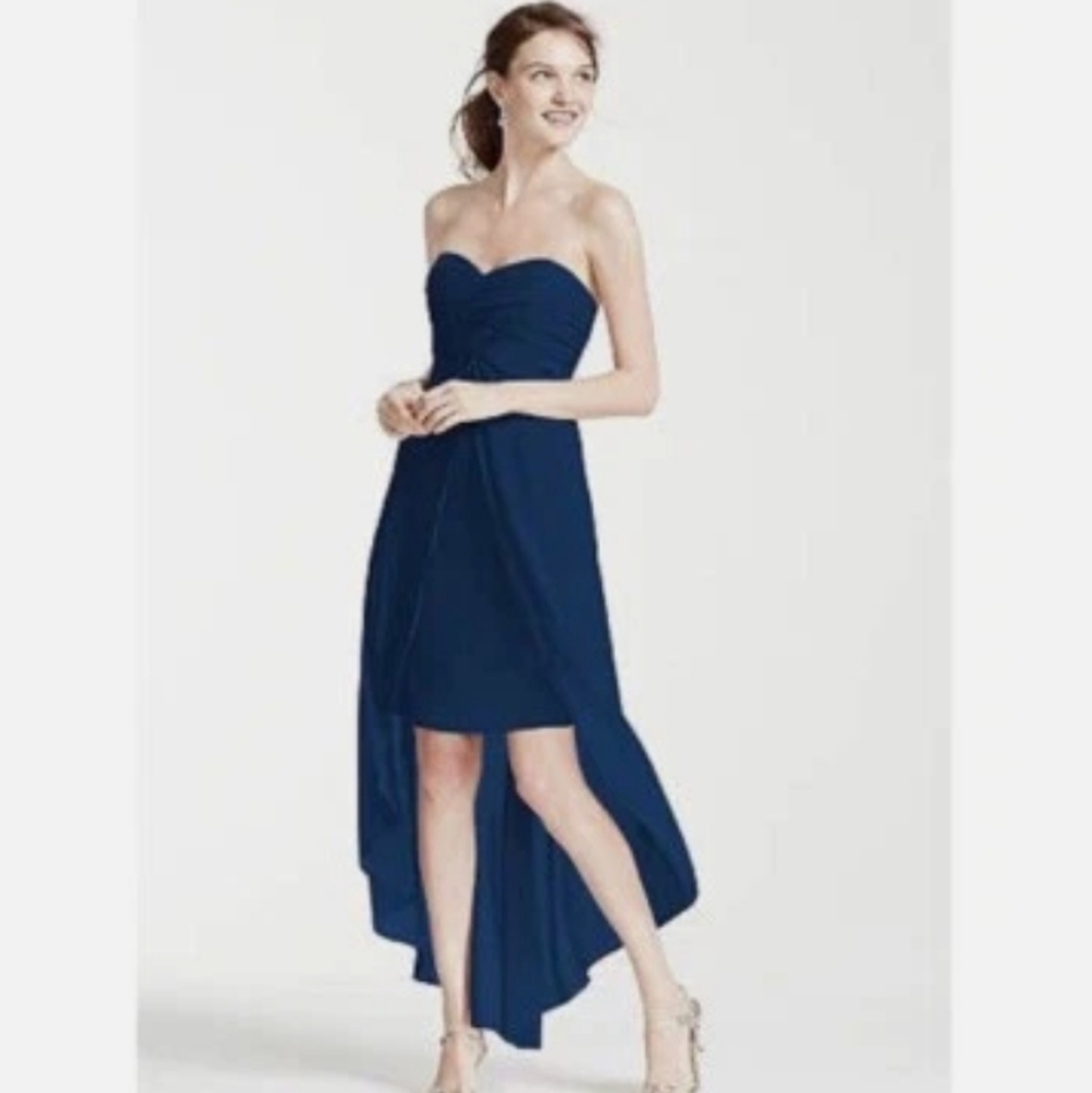 David's Bridas Blue Dress